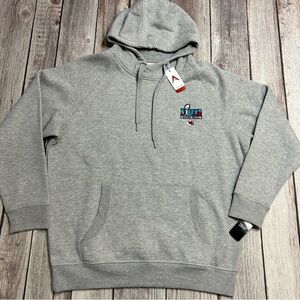 Kansas City Chiefs Super Bowl LVIII Hoodie Men’s XL Gray Antigua Pullover NWT